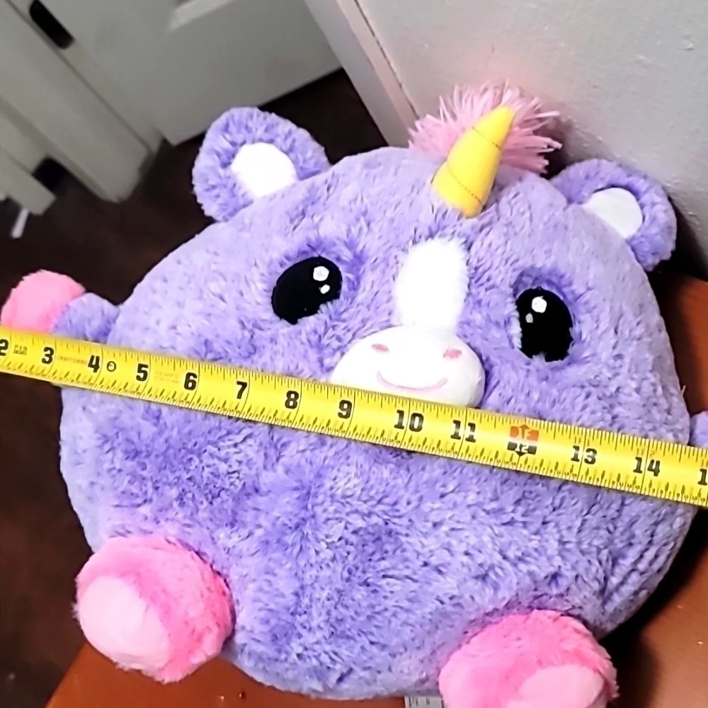 Fiesta Cora Unicorn Plush Purple Gumballs Round Stuffed Animal 11in A01228‎